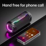 Portable Bluetooth Speaker with 20W Sound and Lights