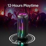 Portable Bluetooth Speaker with 20W Sound and Lights