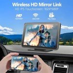 7" Wireless Carplay Screen with GPS & Backup Camera