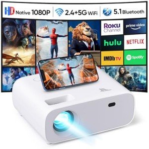 WiFi & Bluetooth 18000 Lumen Mini Projector