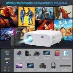 WiFi & Bluetooth 18000 Lumen Mini Projector
