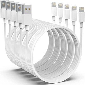Apple MFi Certified iPhone Charger 5-Pack Cables