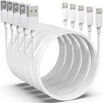 Apple MFi Certified iPhone Charger 5-Pack Cables