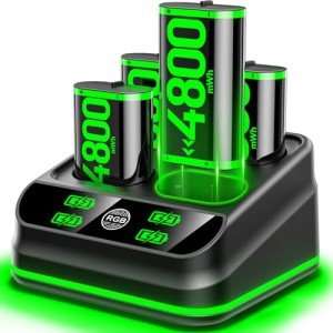 Rysker Rechargeable Battery Pack Charger for Xbox