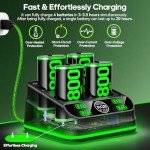 Rysker Rechargeable Battery Pack Charger for Xbox