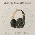 DOQAUS Wireless Over-Ear Bluetooth Headphones with Mic
