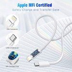 MFi Certified 3FT USB-C to Lightning Cable 2-Pack