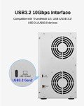 TERRAMASTER D6-320 USB 3.2 External Hard Drive Enclosure