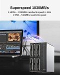 TERRAMASTER D6-320 USB 3.2 External Hard Drive Enclosure