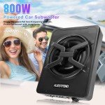 10-Inch 800W Under Seat Car Subwoofer with Remote