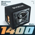 Seventour 12" 1400W Powered Car Subwoofer System