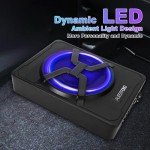 10-Inch 800W Under Seat Car Subwoofer with Remote