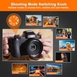 64MP 5K Camera with 5X Zoom & Touchscreen