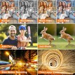 64MP 5K Camera with 5X Zoom & Touchscreen