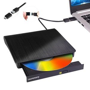 Laurensory USB 3.0 External DVD Drive for Laptops