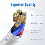 Apple MFi Certified 3FT Lightning Charger Cable (3-Pack)