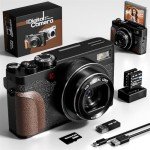 56MP 4K Video Vlogging Camera with 18X Zoom