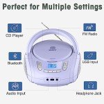 Bluetooth Radio CD Player with USB & AUX
