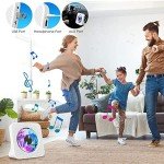 Gueray Bluetooth Portable CD Player with FM Radio