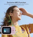72MP 2.5K Kids Vintage Digital Camera - Pink
