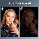 56MP 4K Video Vlogging Camera with 18X Zoom