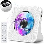 Gueray Bluetooth Portable CD Player with FM Radio