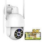360° PTZ Outdoor Security Camera with Night Vision