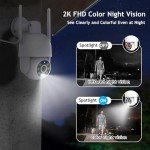 360° PTZ Outdoor Security Camera with Night Vision