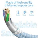 3-Pack 6FT USB C to Lightning Fast Charger