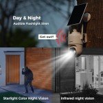 SOVMIKU 2CQ1 AI 2K Wireless Solar Security Camera
