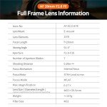 VILTROX 20mm f/2.8 Autofocus Lens for Sony