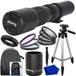 Ultimaxx 500mm Telephoto Lens Kit for Canon DSLR