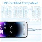 3-Pack 6FT USB C to Lightning Fast Charger