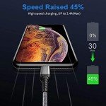 Durcord MFi Certified 10FT iPhone Charger Cable 3-Pack