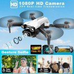 Foldable Mini Drone with 1080P Camera for Beginners