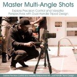 UBeesize 74" Tripod with Phone Holder & Remote