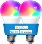 Meross Smart WiFi LED Bulbs 2-Pack, Multicolor