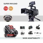 RAUBAY 70.8" Heavy Duty Video Camera Tripod