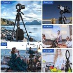 Lightweight 75 Inch Tripod for Cameras and Phones
