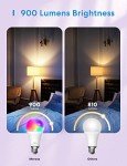 Meross Smart WiFi LED Bulbs 2-Pack, Multicolor