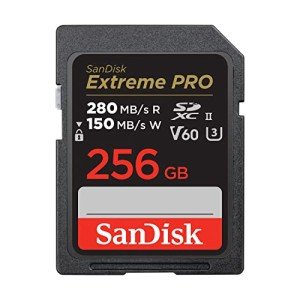SanDisk 256GB Extreme PRO SDXC Memory Card