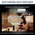 E12 Smart LED Bulbs, WiFi, Alexa/Google Compatible, 4-Pack