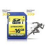 16GB Class 10 SDHC Flash Memory Cards - 5 Pack