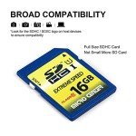 16GB Class 10 SDHC Flash Memory Cards - 5 Pack