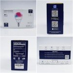 E12 Smart LED Bulbs, WiFi, Alexa/Google Compatible, 4-Pack
