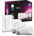 Philips Hue Smart Light Starter Kit with Bulbs