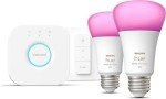 Philips Hue Smart Light Starter Kit with Bulbs