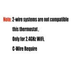 Smart WiFi Thermostat - Compatible with Alexa & Google