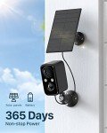 Wireless Outdoor Security Camera with Color Night Vision