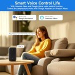 Smart WiFi Thermostat - Compatible with Alexa & Google